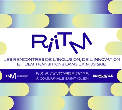 RITTM, affiche des journées du Centre National de la Musique